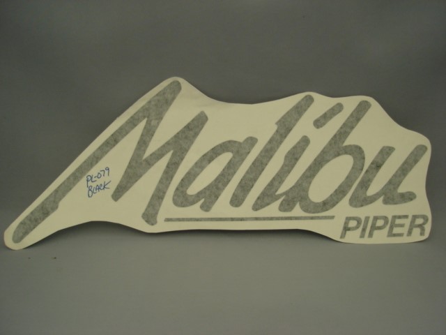 『MALIBU"SCRIPT"』DECAL BLACK