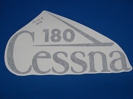 『Cessna 180』 （セスナ）DECAL Black