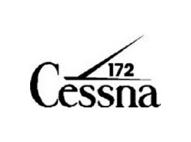 『Cessna 172』 (セスナ）DECAL Black
