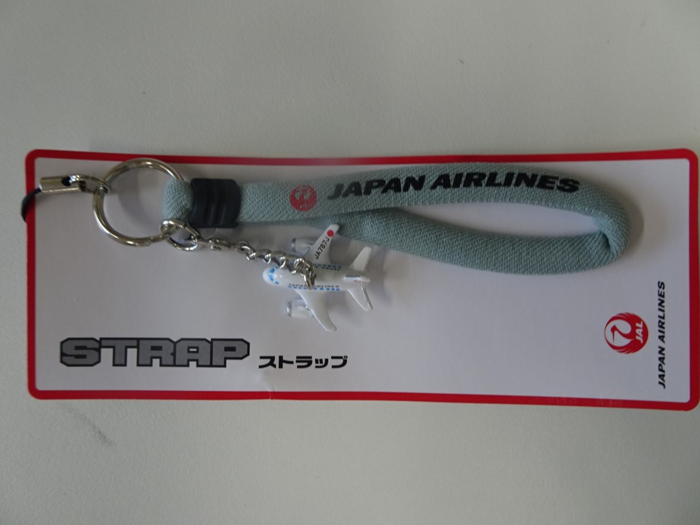 ＪＡＬ　ストラップ（グレー）