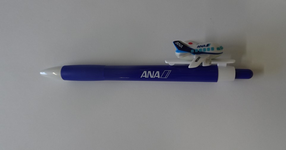 エアラインシリーズ　ノック式ボールペン　ＡＮＡ（機体横）
