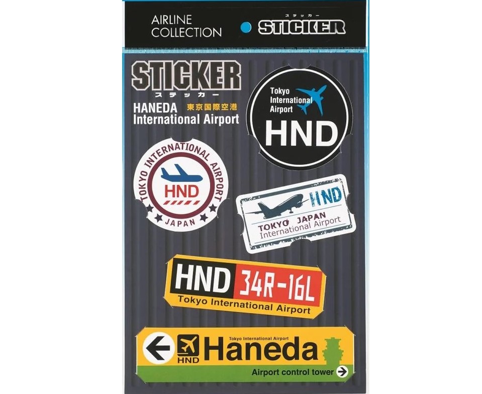【AIRLINE COLLECTION STICKER】　ステッカー　羽田空港