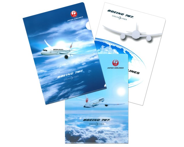 JAL × BOEING787　クリアファイル