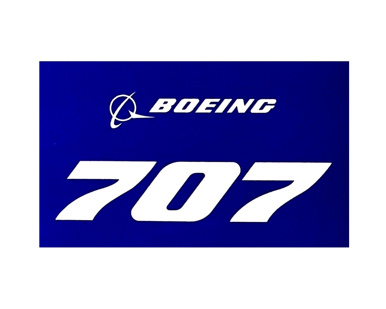 ボーイング 707 ブルーステッカー