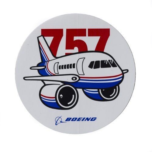 【Boeing 757 Pudgy】　ボーイング　757　ステッカー