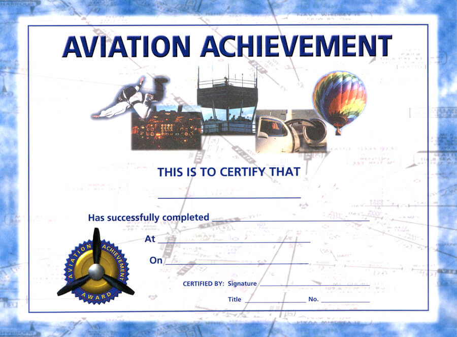 ※ジャンク品　AVIATION ACHIEVEMENT CERT
