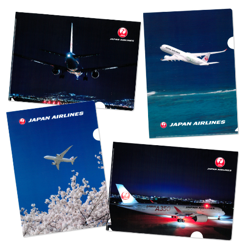 JAL クリアファイル 4枚セット