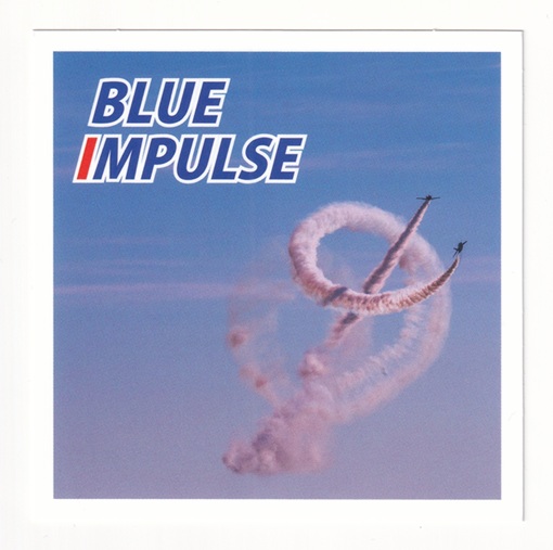 【Blue Impulse】 ブルーインパルス スクエア ステッカー コークスクリュー