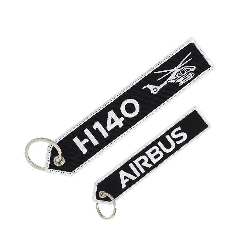 【AIRBUS】 エアバス 刺繍 キーリング H140/AIRBUS