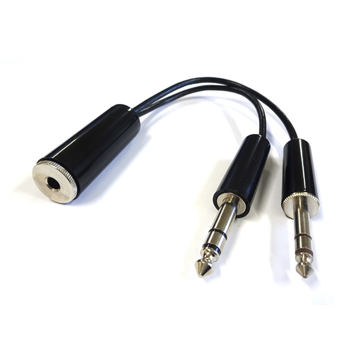 .206" Microphone Jack to GA Adapter