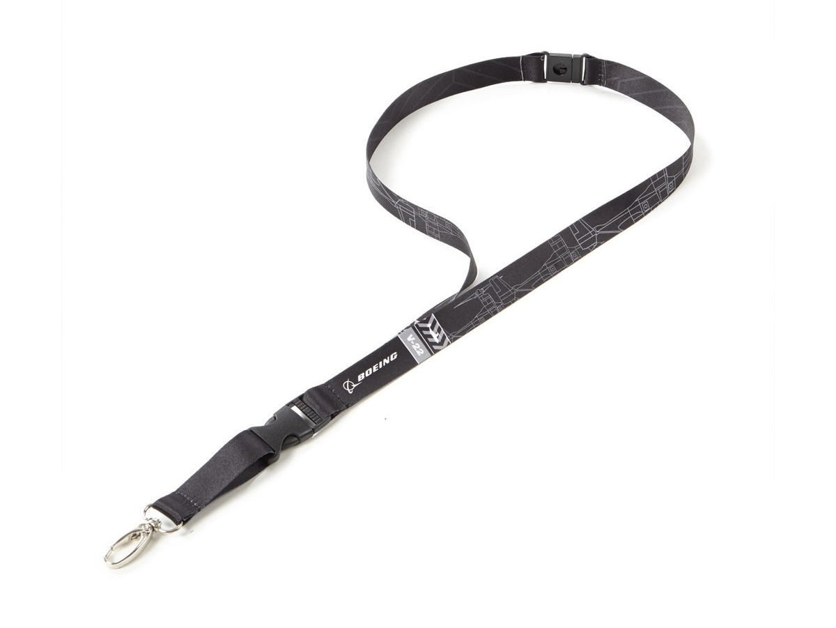 【Boeing V-22 Tech Print Lanyard】 ボーイング オスプレイ ネックストラップ