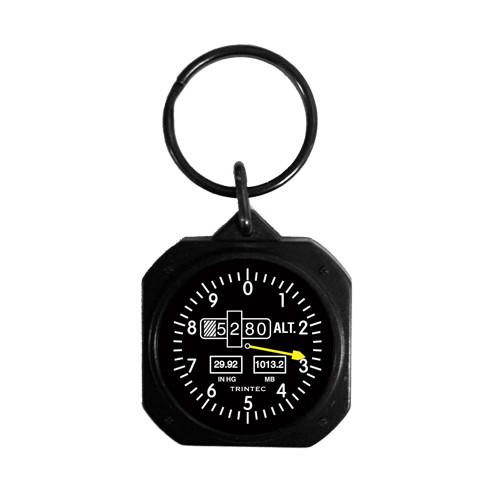 【Trintec Classic Altimeter Keychain】 航空計器 高度計 キーホルダー KC60