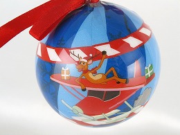 飛行機 オーナメントボールセット <クリスマス サンタクロース>