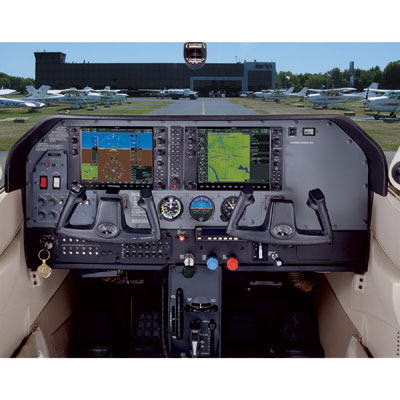 セスナ182T　G1000　コックピットポスター