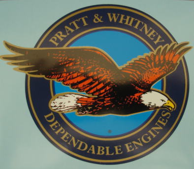 『PRATT＆WHITNEY』ステッカー4.5"